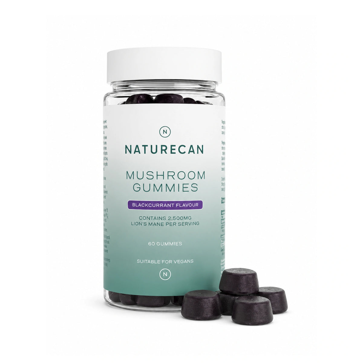 Żelki z grzybami (soplówka jeżowata, cordyceps, chaga, reishi)