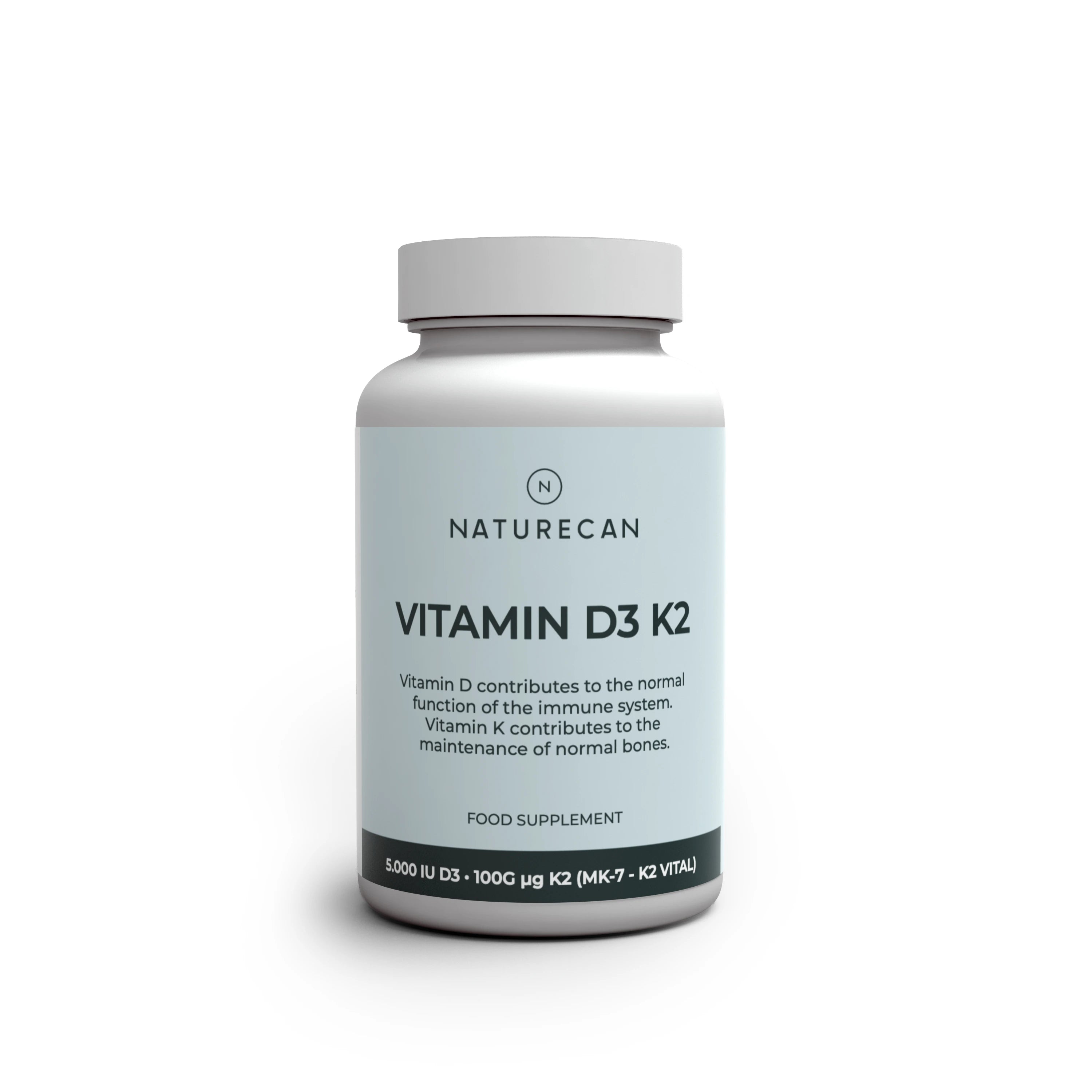 Witamina D3 i K2 Naturecan w kapsułkach wspierająca odporność i zdrowie kości