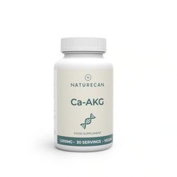 Alfa-ketoglutaran wapnia Naturecan – 1000 mg, 30 kapsułek, wegański suplement