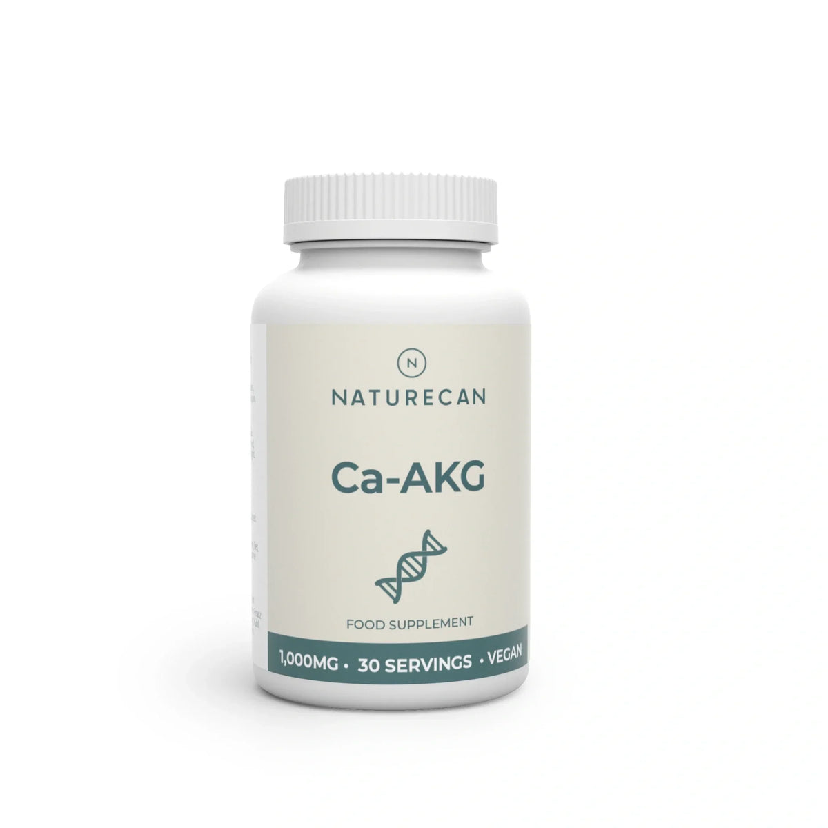 Alfa-ketoglutaran wapnia Naturecan – 1000 mg, 30 kapsułek, wegański suplement