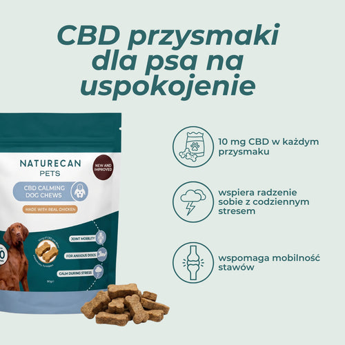 CBD przysmaki dla psa na uspokojenie