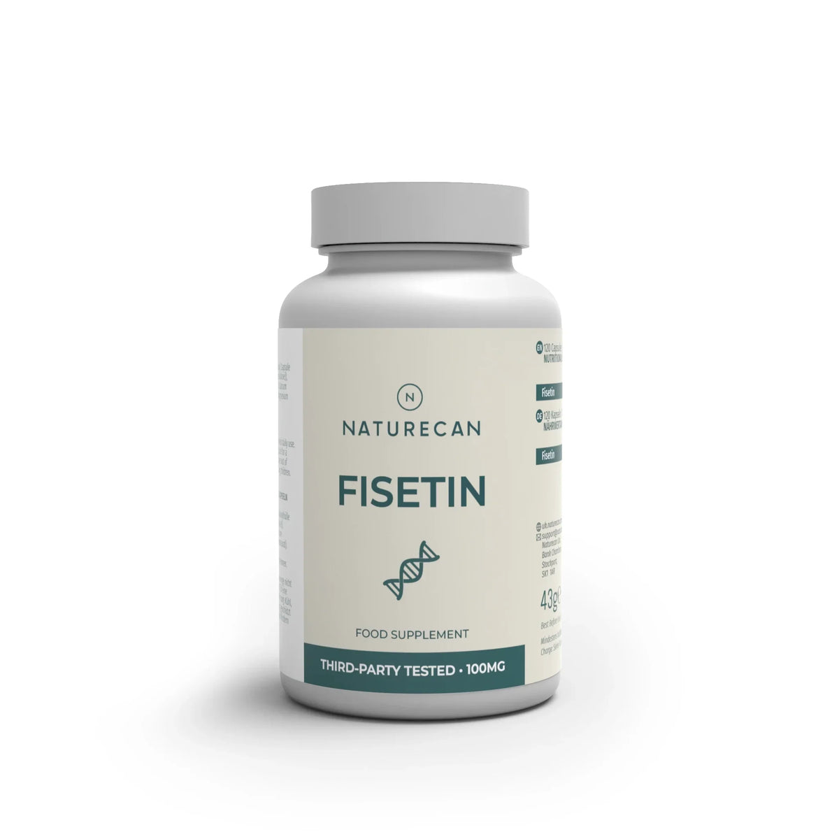 Fisetyna suplement Naturecan 100 mg – opakowanie kapsułek