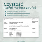 Monohydrat kreatyny Naturecan przebadany laboratoryjnie pod kątem czystości i jakości