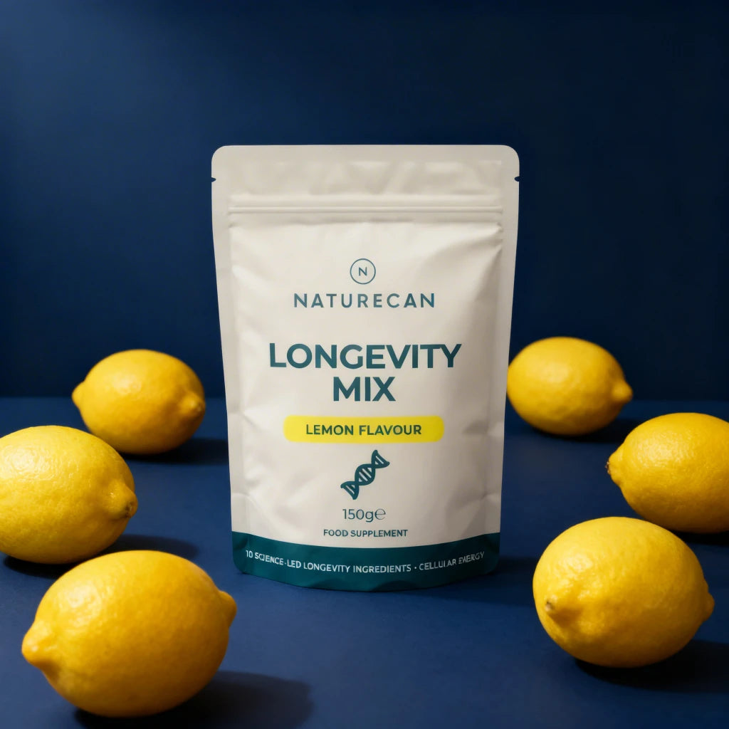 Longevity Mix Naturecan cytrynowy – suplement w proszku z cytrynami
