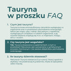 FAQ o taurynie w proszku — czym jest tauryna, czy jest wegańska i ile tauryny dziennie stosować.