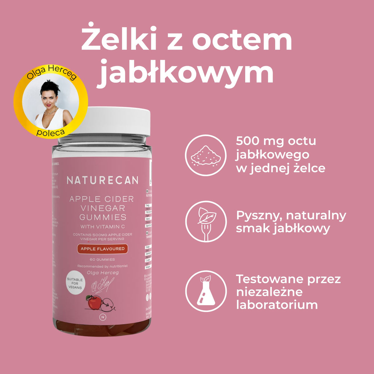 Żelki z Octem Jabłkowym