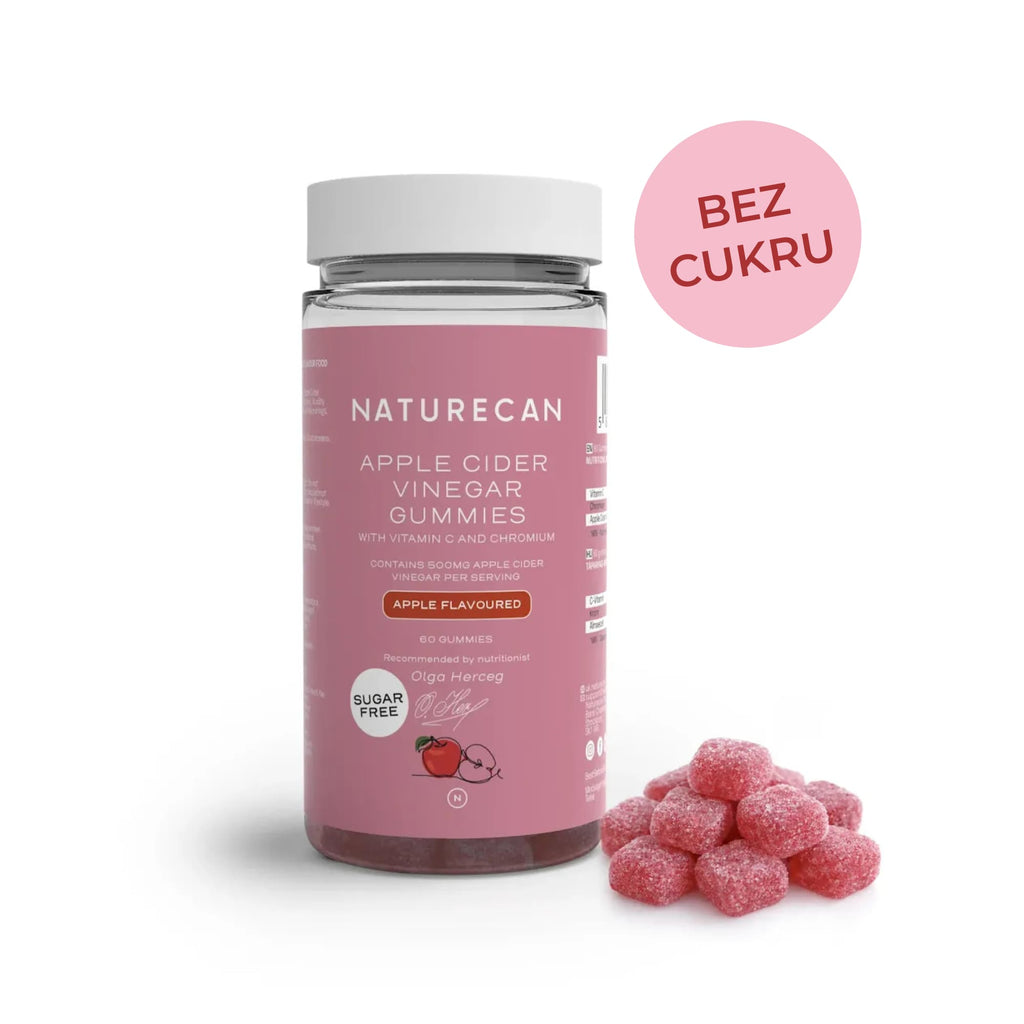 Żelki z octem jabłkowym Naturecan - bez cukru