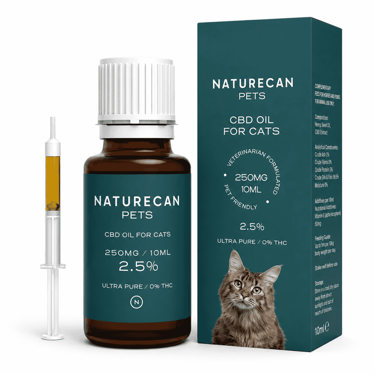 Olejek CBD 2.5% - dla kota
